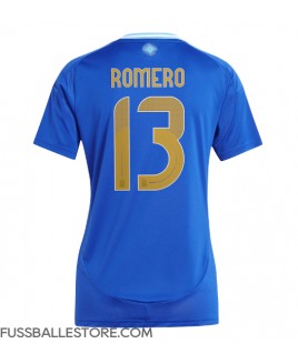 Günstige Argentinien Cristian Romero #13 Auswärtstrikot Damen Copa America 2024 Kurzarm